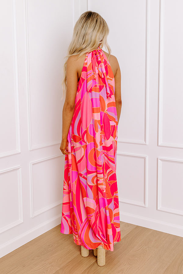 Premium Loving Moment Maxi Dress - Vibrant Pink Elegance