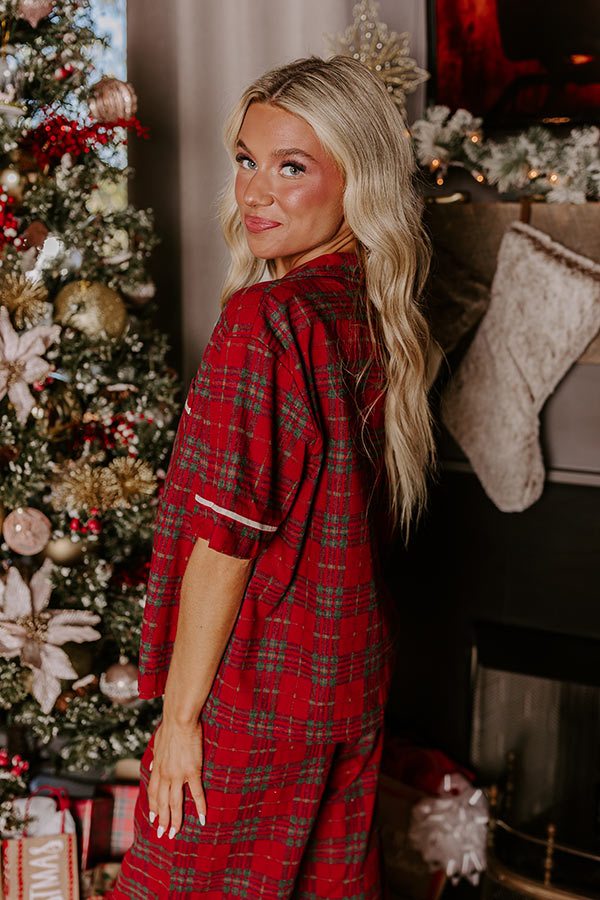 Premium Plaid Sleepwear Top - Ultimate Comfort & Style