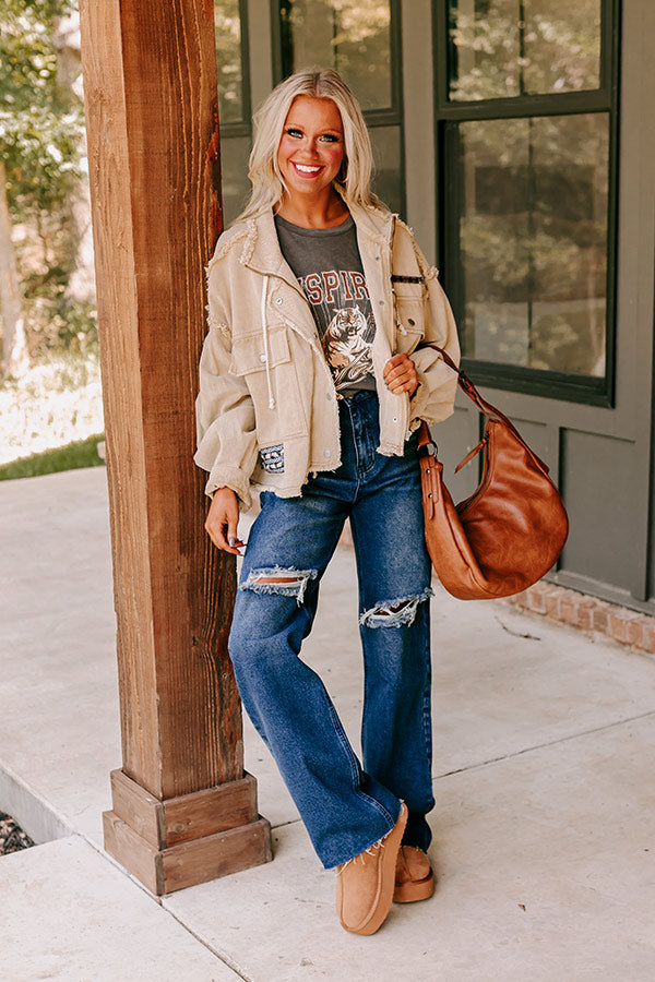 Premium Boho Denim Jacket – Ultimate Fall Essential