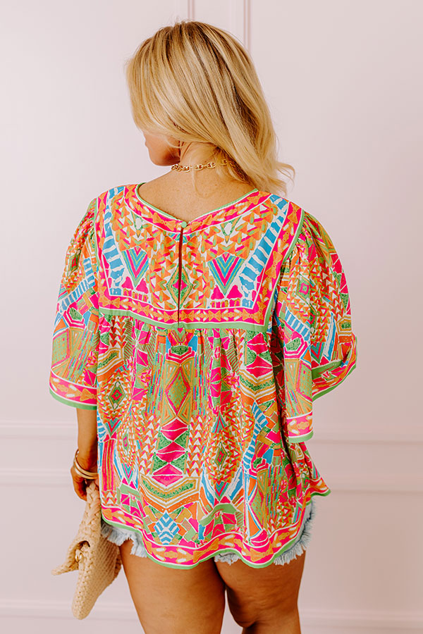 Premium Sunshine Serenade Shift Top - Ultimate Summer Style