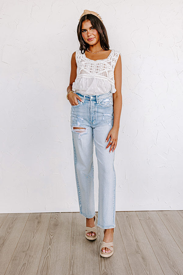 The Ultimate Caylynn High Waist Distressed Skinny Jeans