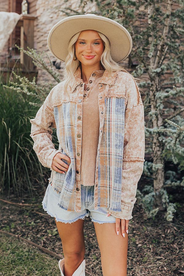 Premium Pumpkin Spice Vintage Wash Jacket - Ultimate Fall Style