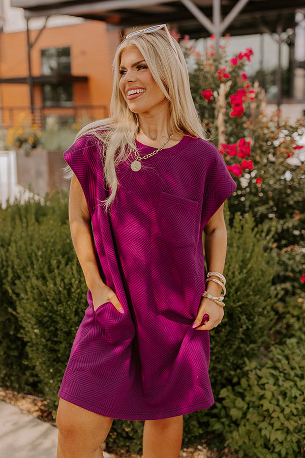 Ultimate Sunny Days Shift Dress | Royal Plum Curves Collection