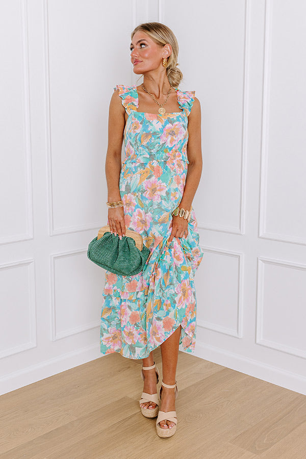 Ultimate Paradise Floral Midi Dress