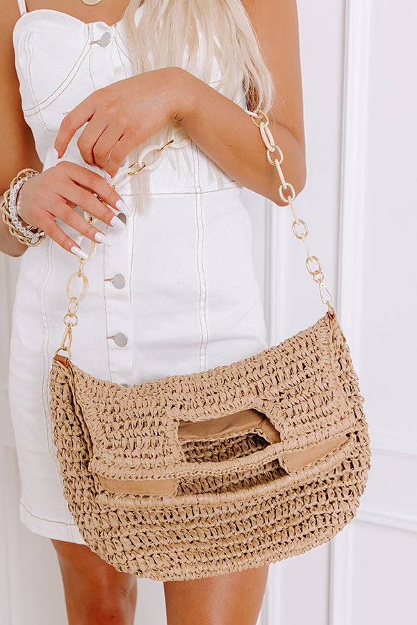 Premium Woven Tote Bag - Ultimate Tan Edition