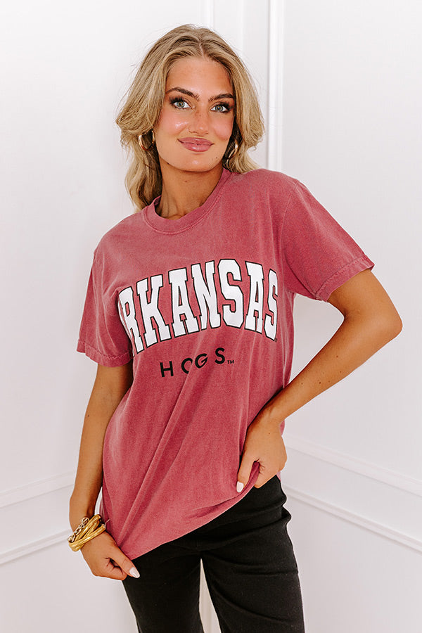 Premium Arkansas Hogs Vintage Graphic Tee - Ultimate Game Day Style