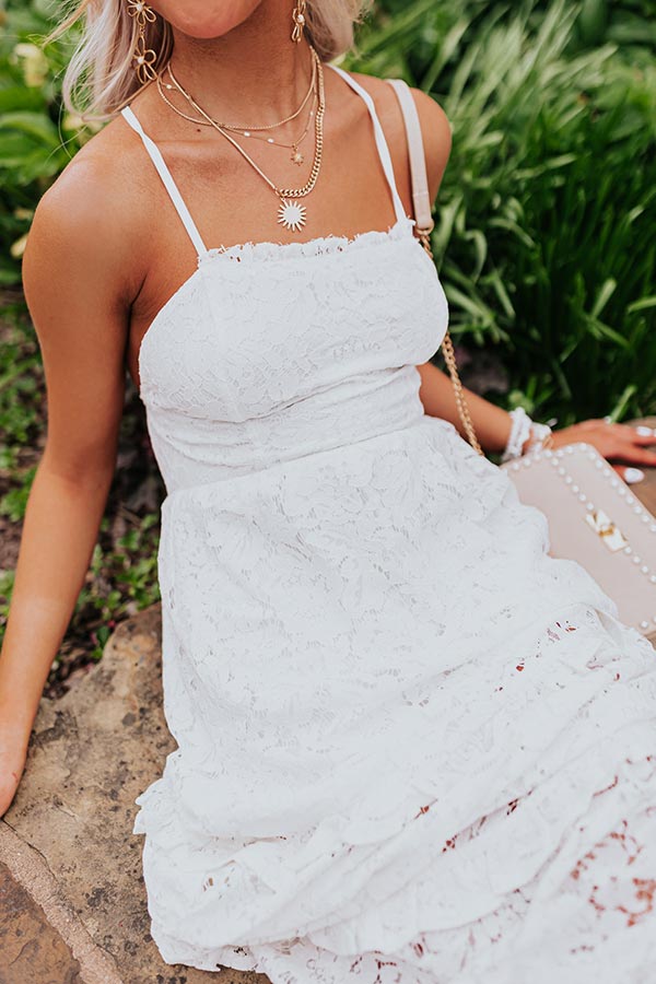 Ultimate Summer Lace Midi Dress