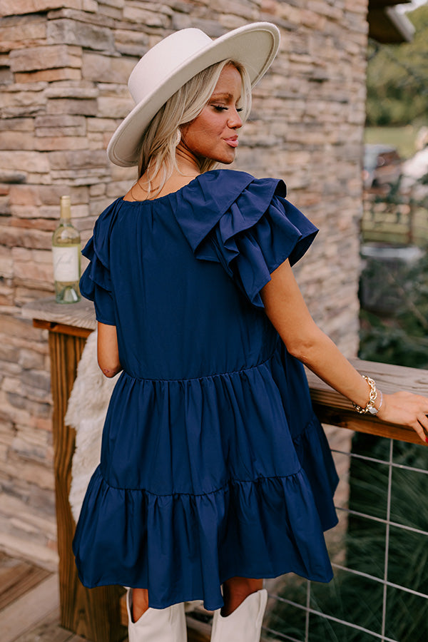 Ultimate Navy Mini Dress - Sharp Witted Style