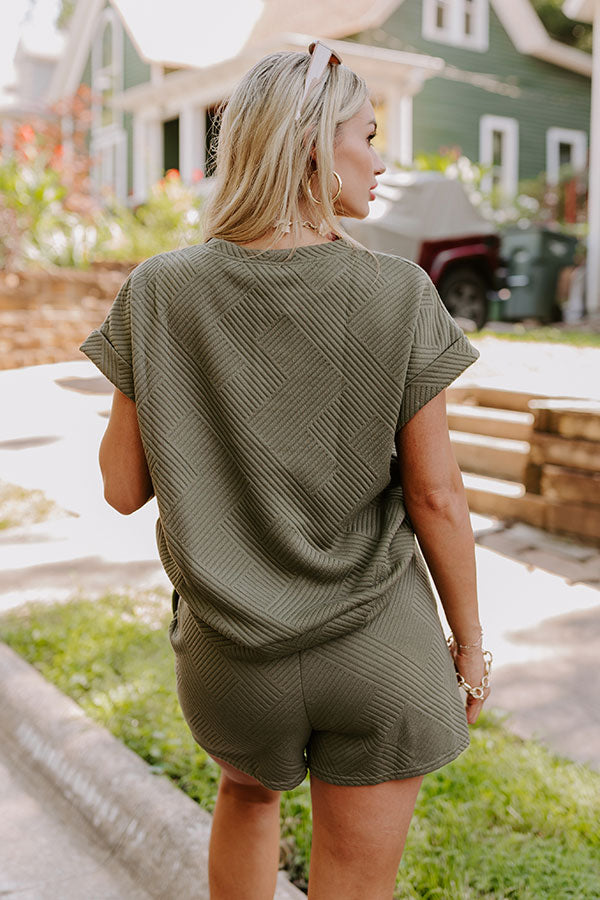 Premium Olive Shift Top - Ultimate Casual Chic