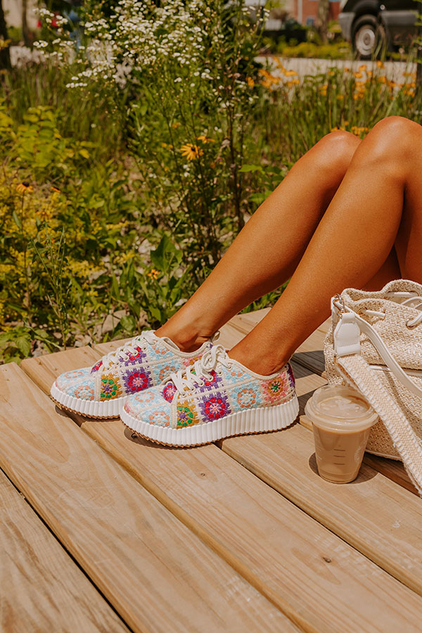 The Layla Premium Crochet Sneaker