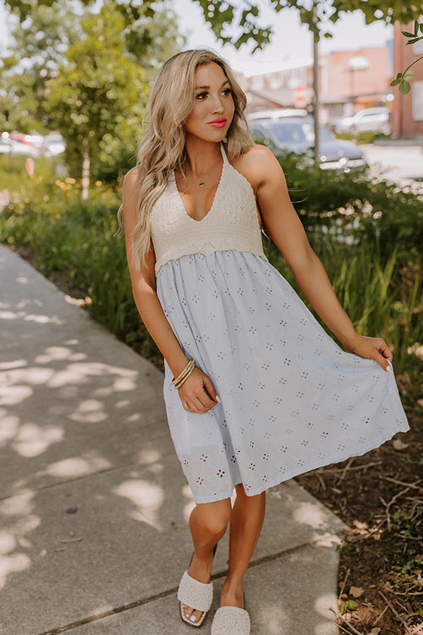 Ultimate Eyelet Mini Dress - Premium & Trendy