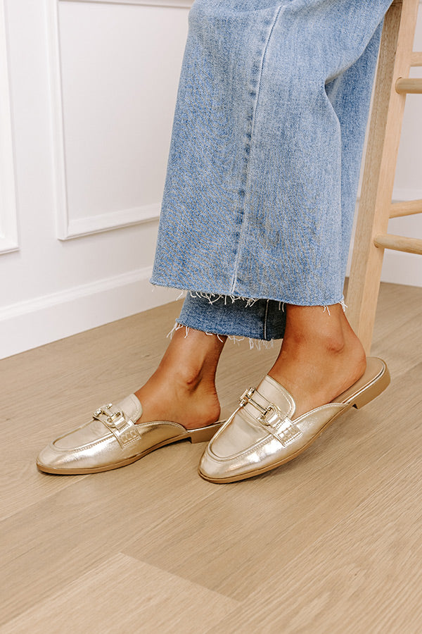 Premium Metallic Mule Loafer - Bridget Collection