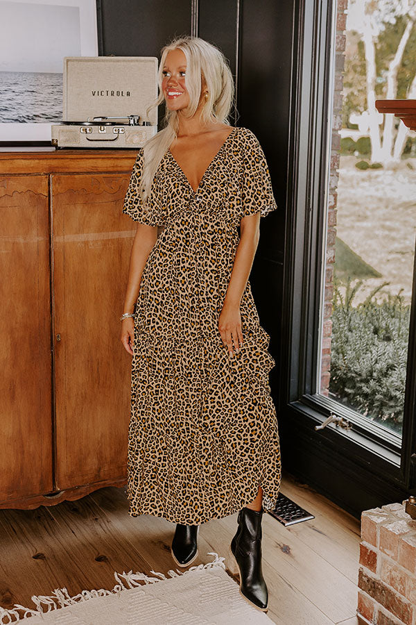 Ultimate Fierce Leopard Maxi Dress