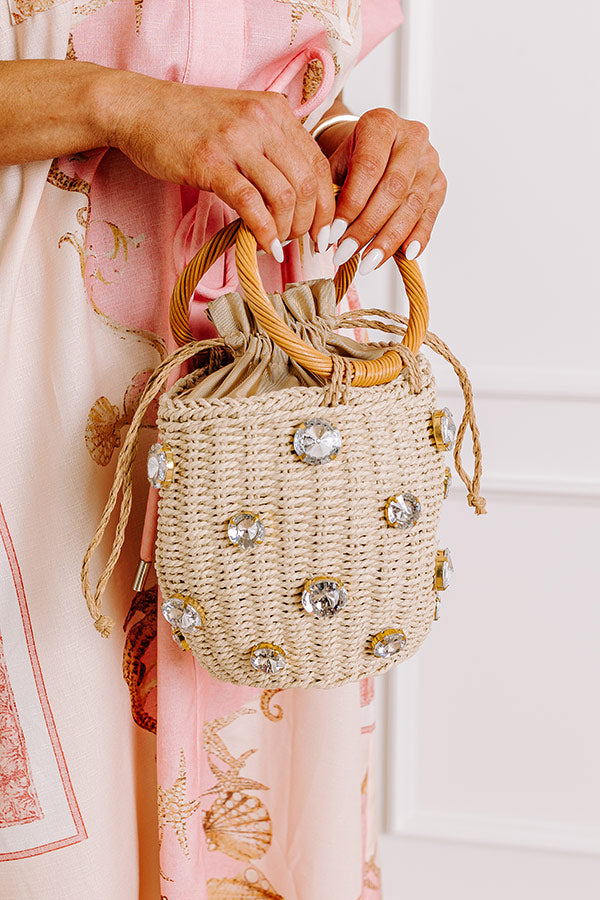 Ultimate Luxe Straw Woven Bucket Bag in Natural - Premium Style & Comfort