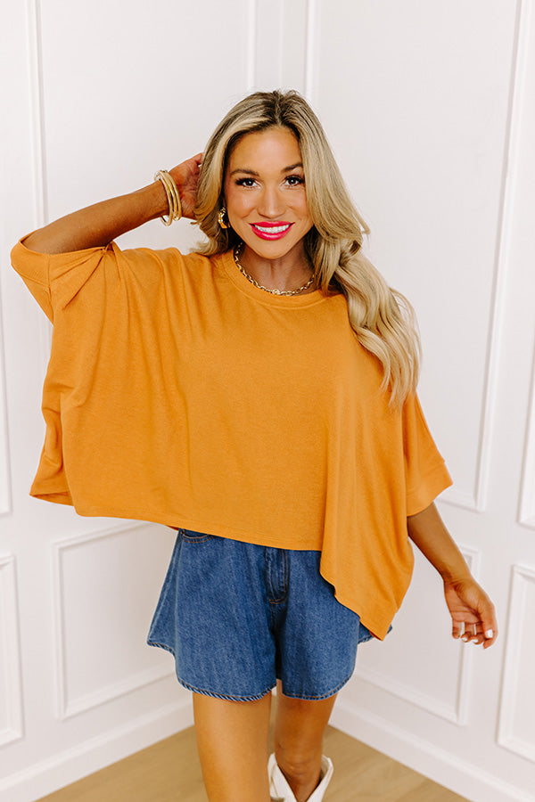 Ultimate Rust Shift Top - Effortless Style