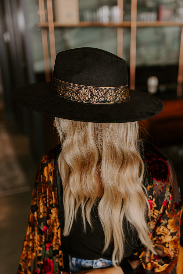 Premium Black Faux Suede Fedora - Ultimate Style Upgrade