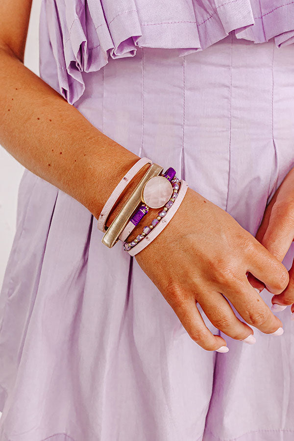 Ultimate Blissful Break Magnetic Bracelet - Dusty Purple