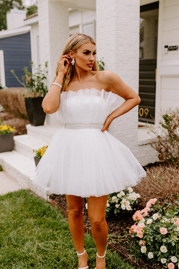 Ultimate Glamour Tulle Mini Dress