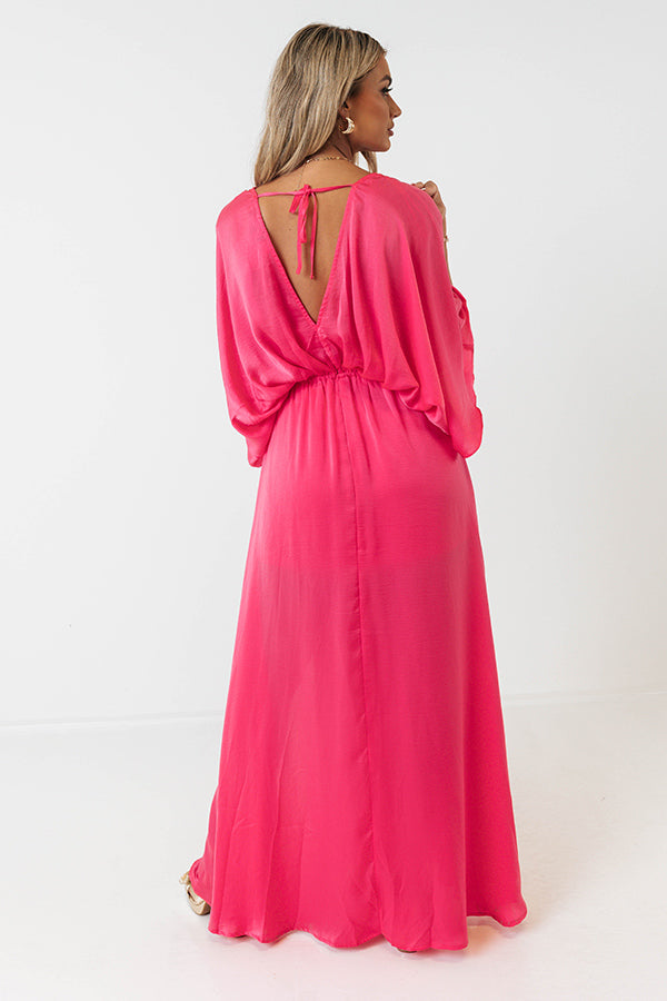 Ultimate Hot Pink Maxi Dress - Pretty In Palisades