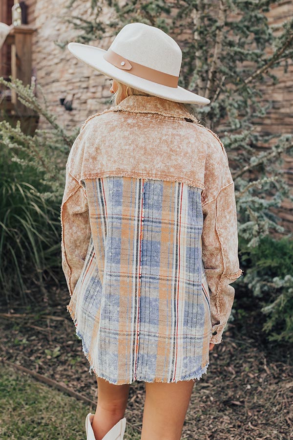 Premium Pumpkin Spice Vintage Wash Jacket - Ultimate Fall Style