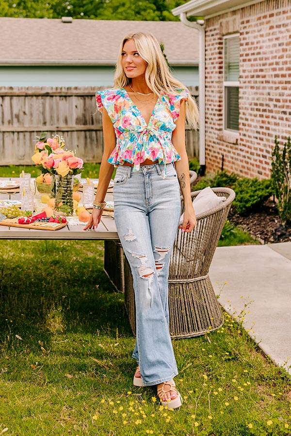 Ultimate Chic Floral Peplum Blouse