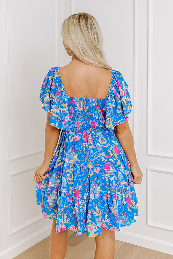 Premium Floral Mini Dress - Ultimate Chic Style