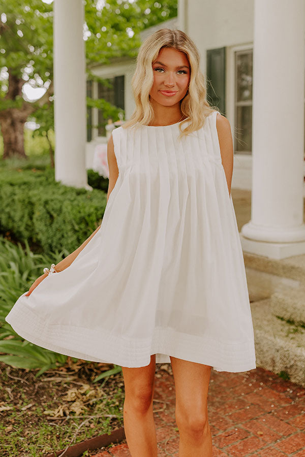 Ultimate Chic Mini Dress - White