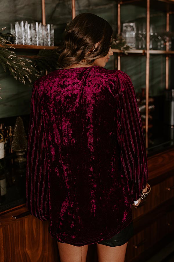 Ultimate Elegance Velvet Top - Cheers To Style