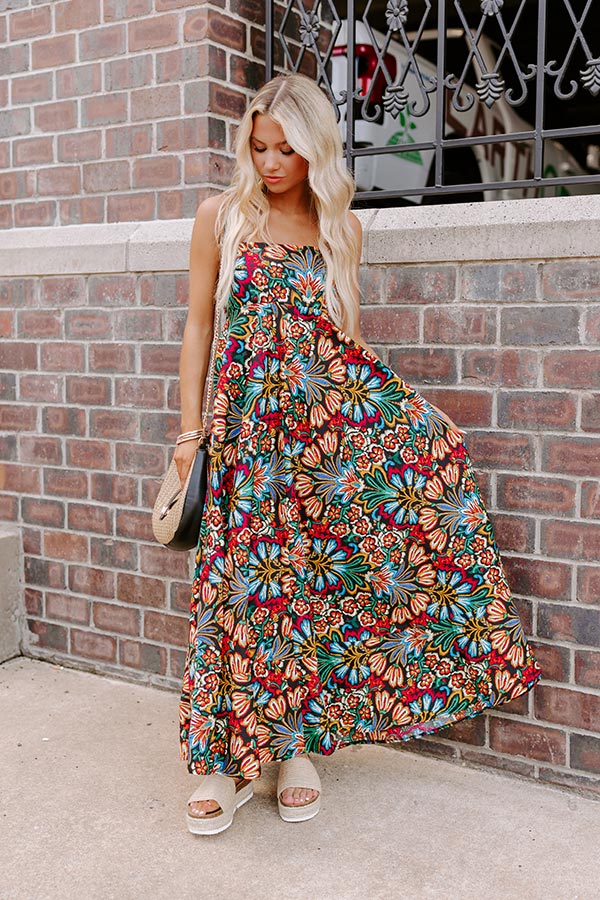 Ultimate Secret Oasis Floral Maxi Dress