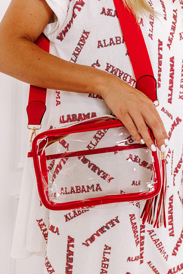 Ultimate Stadium Ready Crossbody Bag - Red