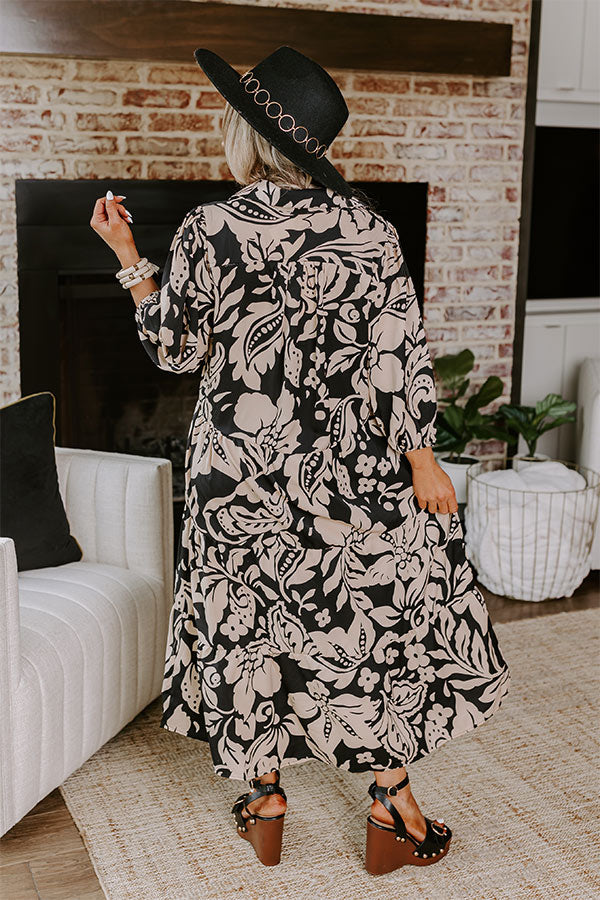 Ultimate Floral Midi Dress - One Way Ticket to Style