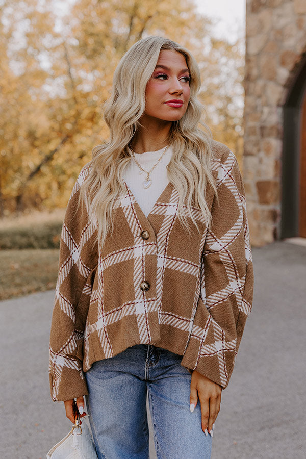 Premium Plaid Jacket - Timeless Fall Fashion