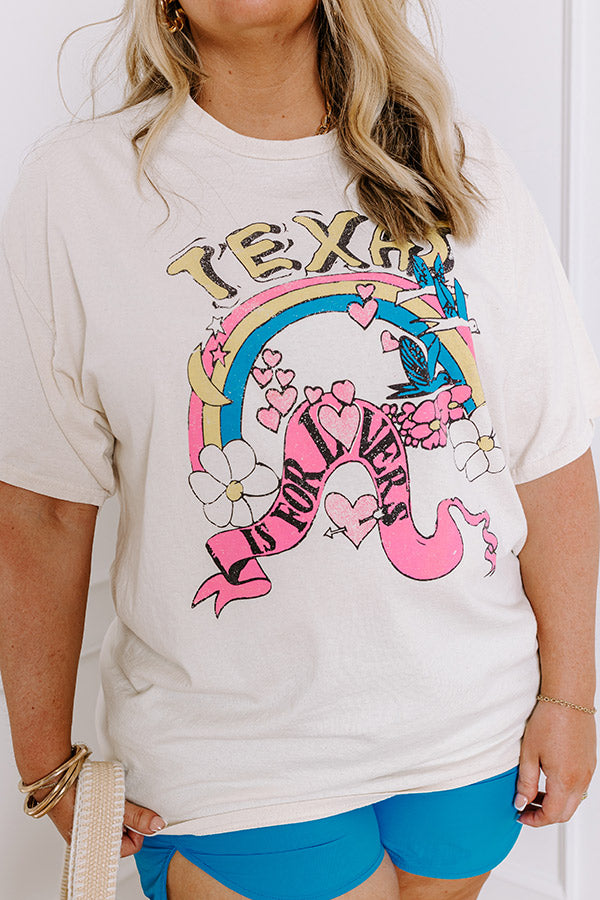 Premium Texas Is For Lovers Vintage Graphic Tee - Ultimate Comfort Style