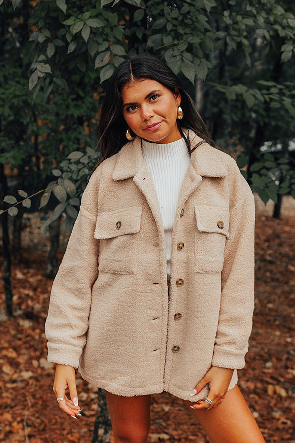 Ultimate Cozier Than Ever Sherpa Jacket - Light Iced Latte