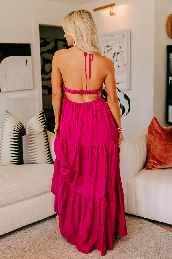 Premium Key Largo Sunshine Crochet Maxi Dress - Ultimate Summer Escape