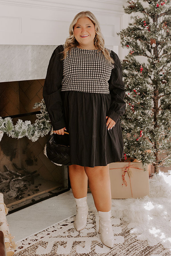 Premium Maple Grove Cutie Mini Dress - Ultimate Casual Elegance