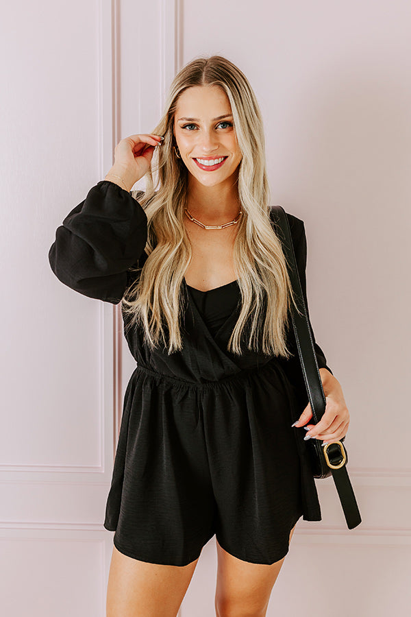 Ultimate Chic Black Romper - Simply Sweet Style