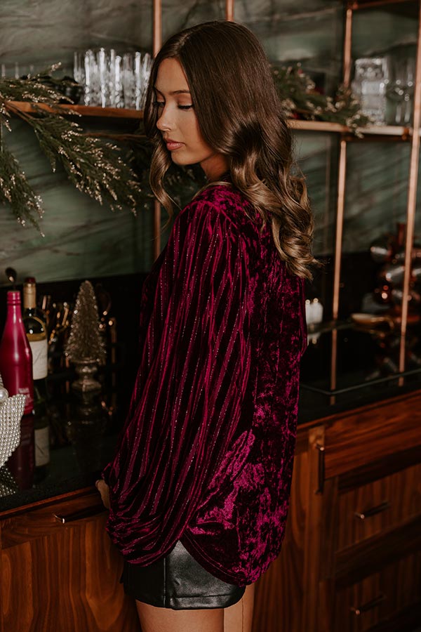 Ultimate Elegance Velvet Top - Cheers To Style