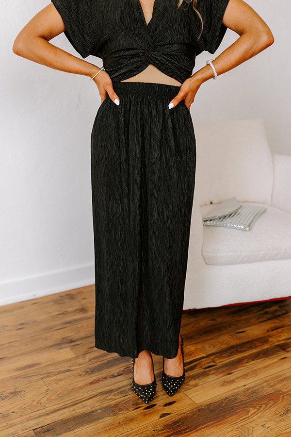 Ultimate Chic Pleated Midi Skirt