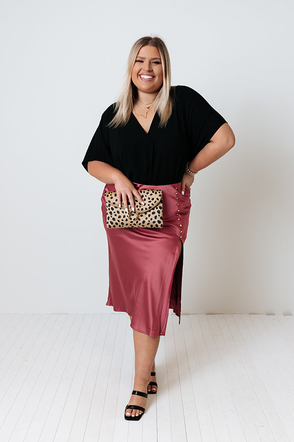 Premium Satin Magic Skirt - Ultimate Curve Fit