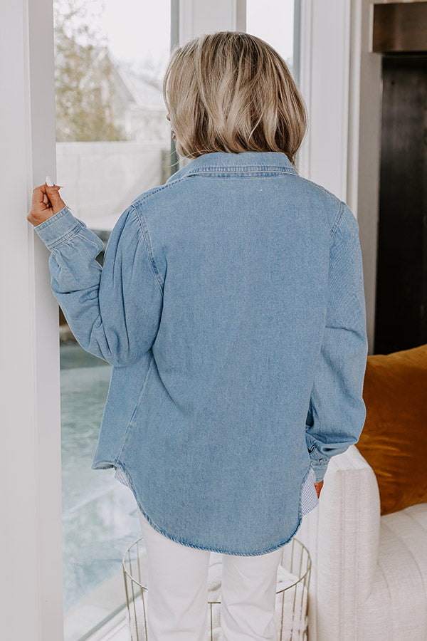 Risen Premium Secret Message Denim Shirt