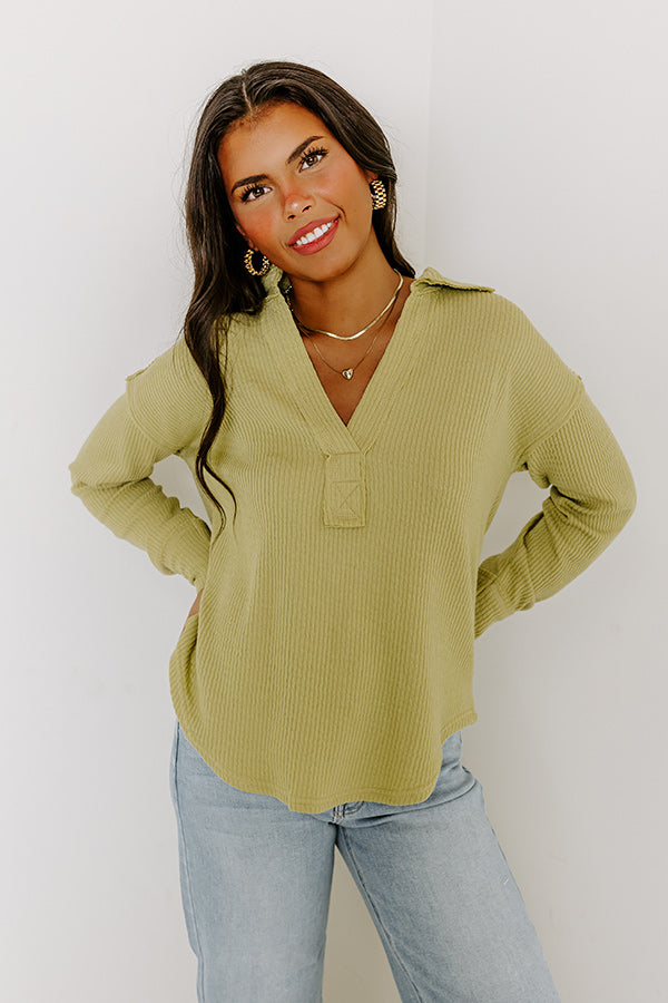 Ultimate Coffee Run Shift Top - Lime Punch | Trendy Casual Wear