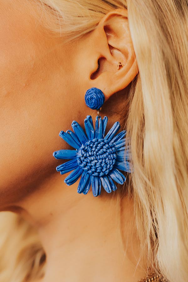 Ultimate Saltwater Sunrise Earrings - Blue Elegance