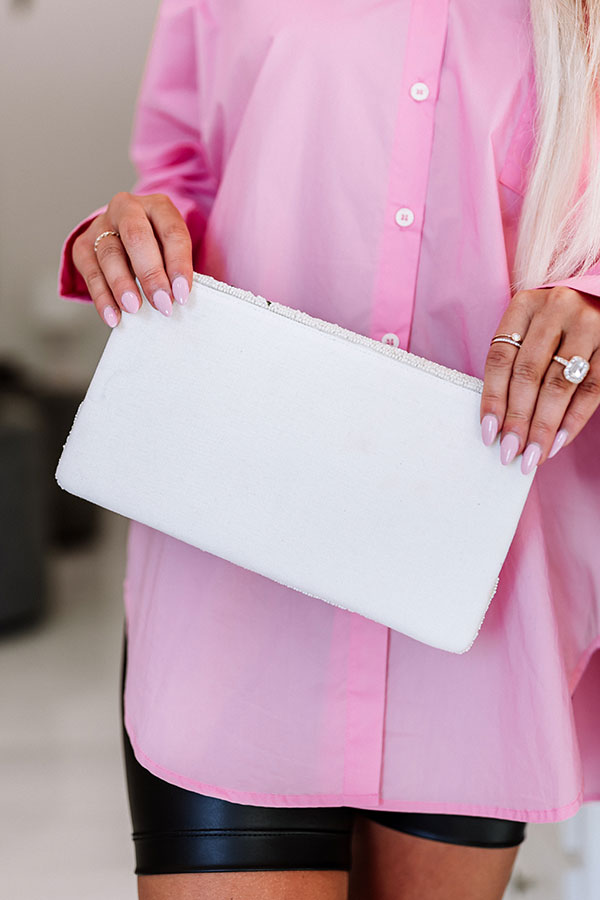 Premium Bridesmaid Beaded Clutch - Elegant & Functional