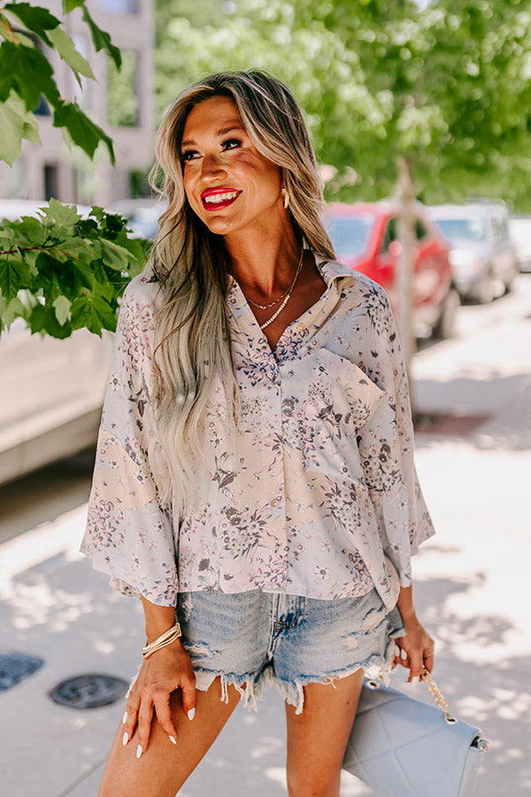 Ultimate Summer Floral Button-Up Shirt