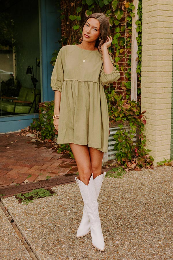 Ultimate Casual Moment Babydoll Mini Dress