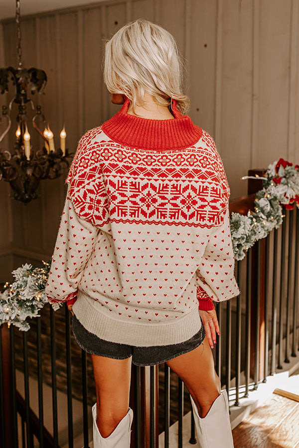 Premium First Snowfall Knit Sweater - Cozy & Stylish