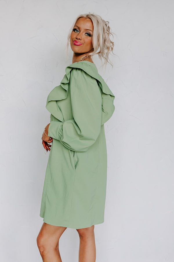 Premium Pear Print Porch Swing Sips Dress
