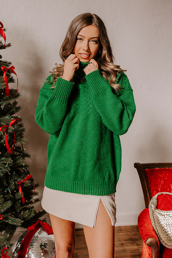 Premium Evergreen Dreams Knit Sweater - Ultimate Winter Comfort