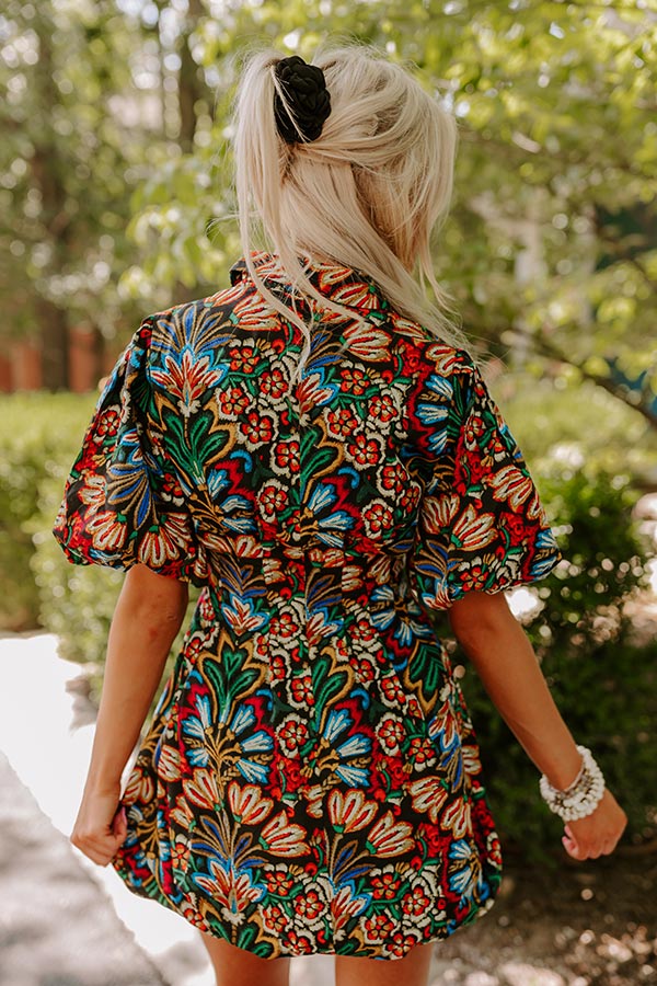 Ultimate Bloom Floral Mini Dress - Playful & Flirty Style